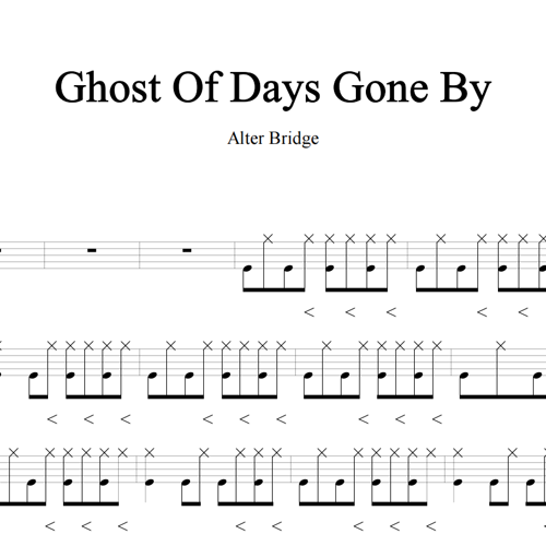 鼓谱*Alter Bridge_Ghost Of Days Gone By.asp